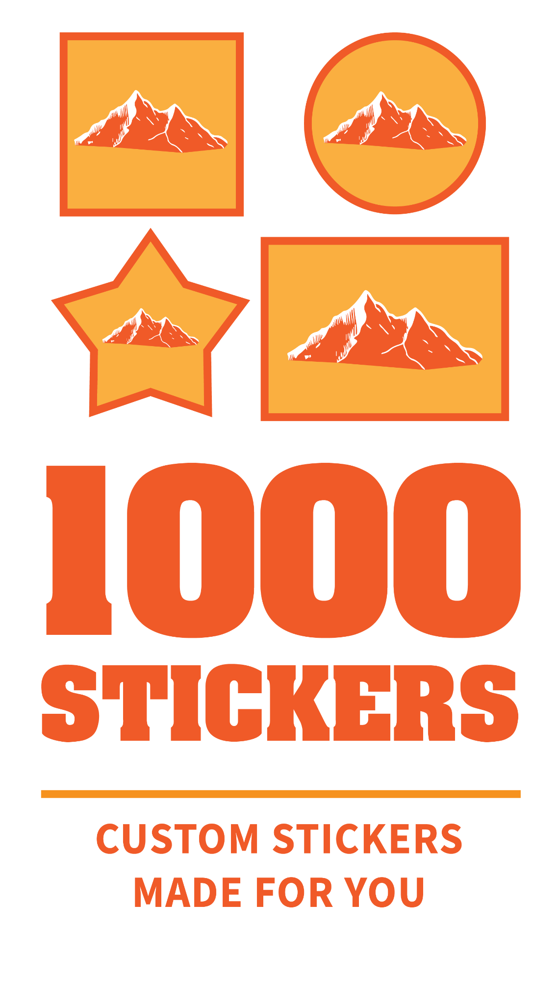 1000 Stickers logo