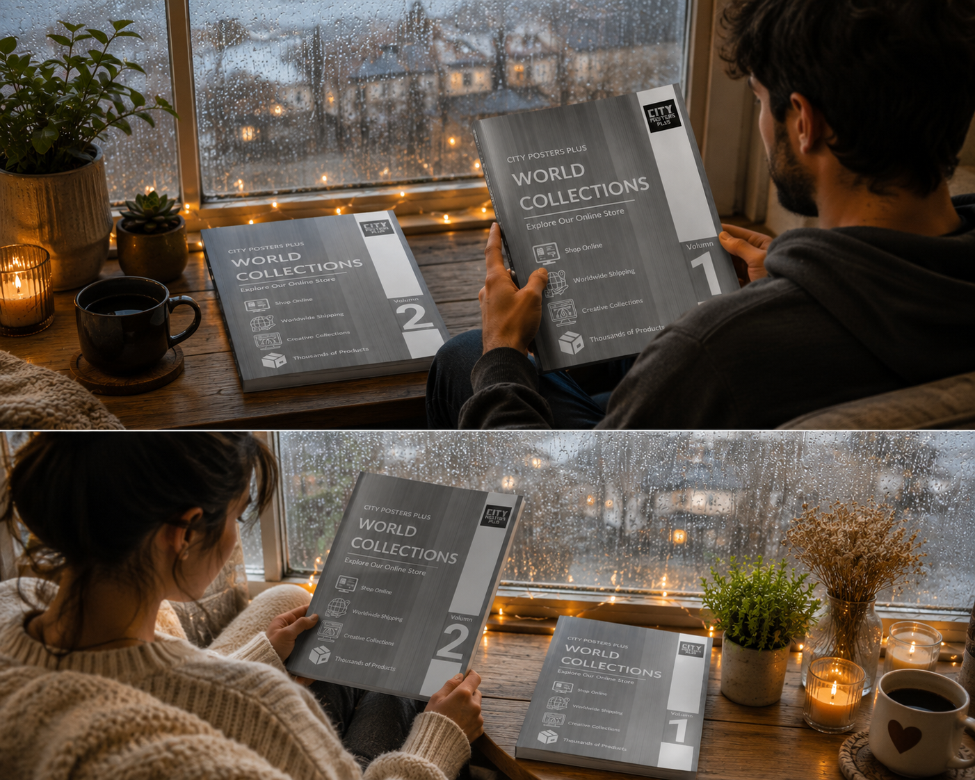 City Posters Plus World Collections Volume 1 and 2 lifestyle print presentation